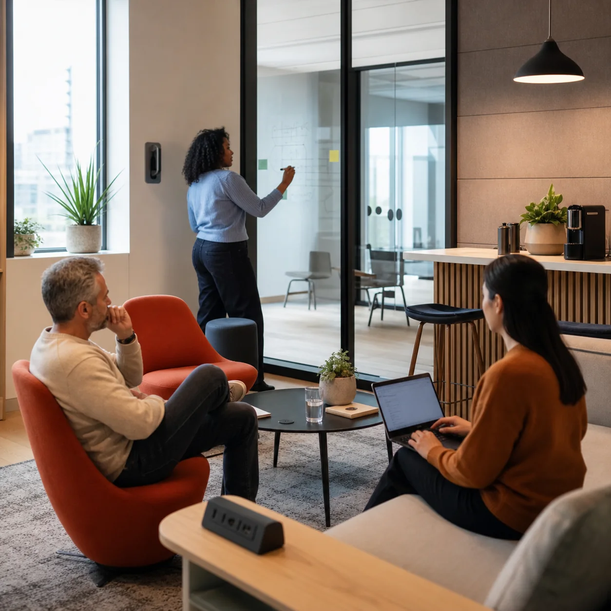 Renovated office shared space