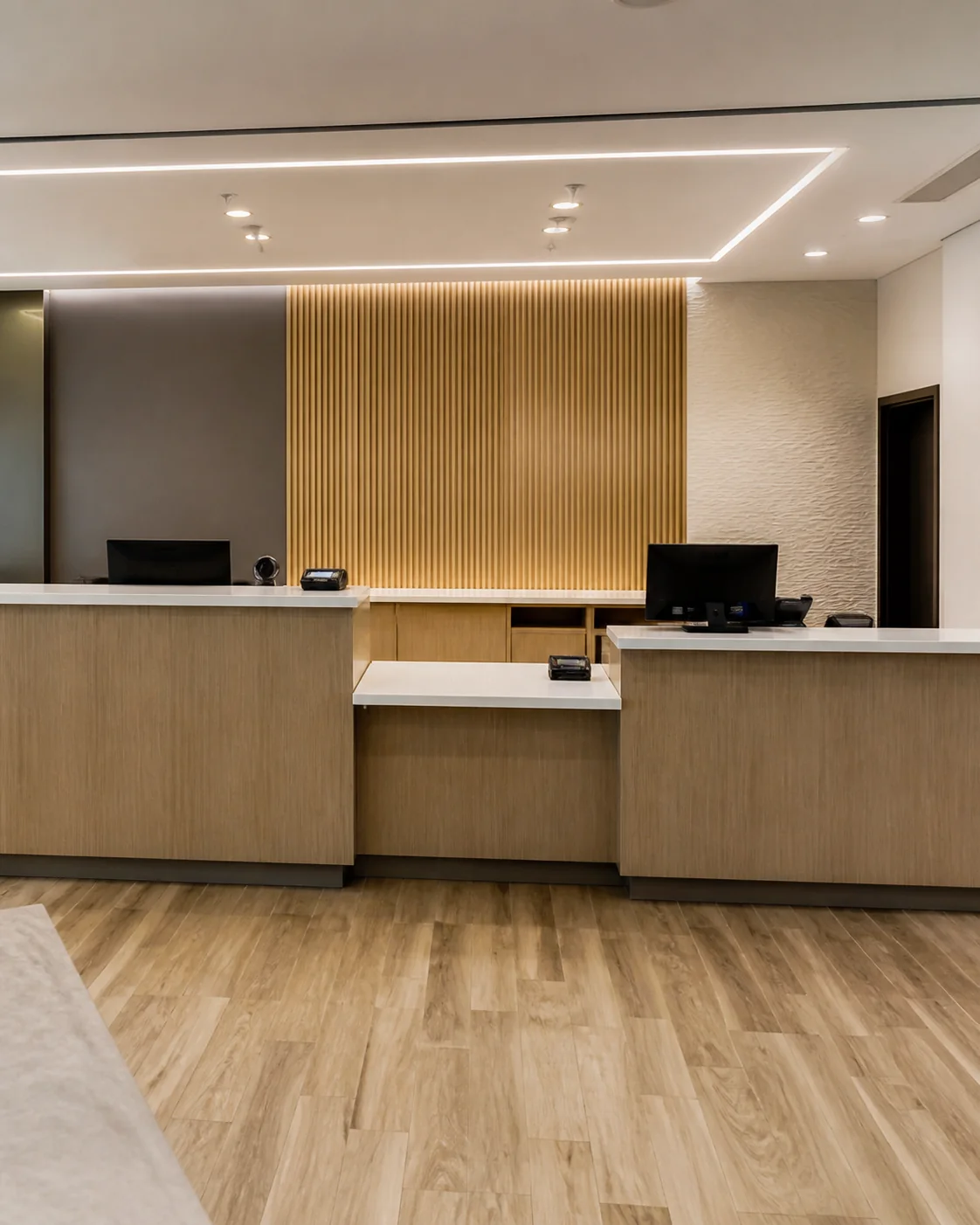 Retail customer area and service counter renovation