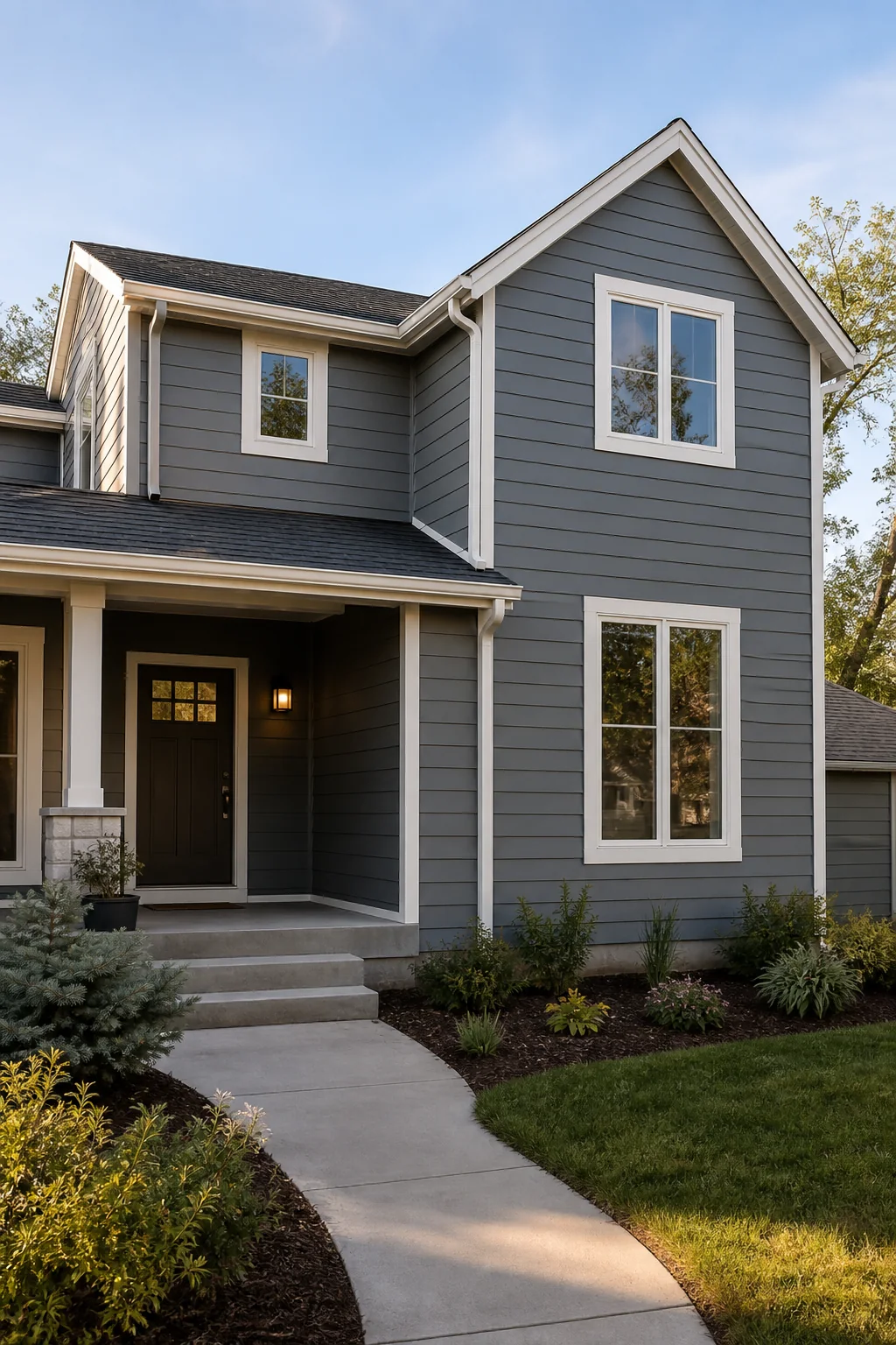 Finished Denver residential siding, trim, windows, and exterior doors